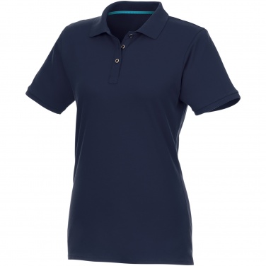 Logotrade corporate gift picture of: Beryl short sleeve women's organic recycled polo
